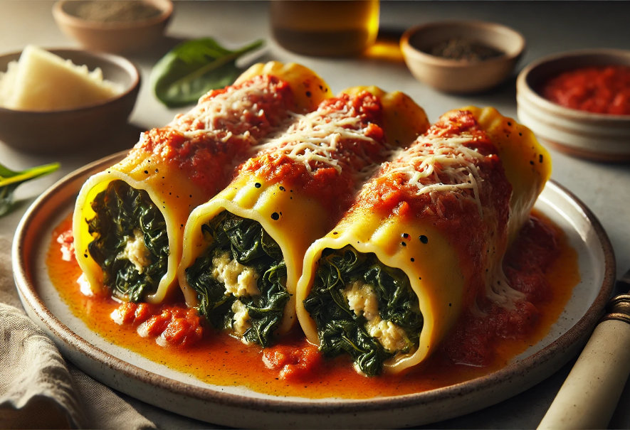 Recipe for cannelloni with brocciu and chard